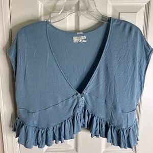 Urban Outfitters- cropped button down